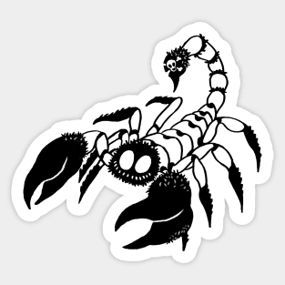 Syth the Scorpion Old School Cartoon Sticker